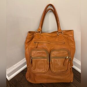 Leather Tote Bag- J.Crew 100% Genuine Leather